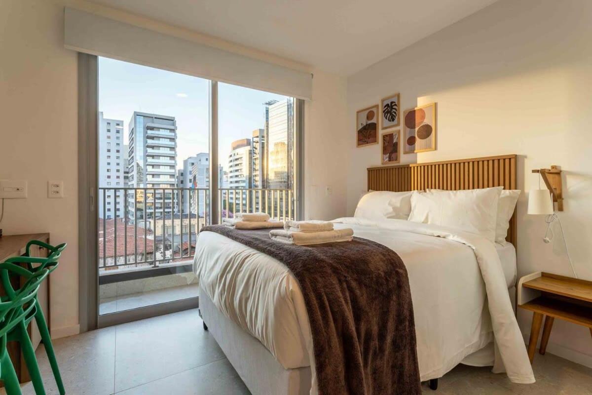 Apartamento Bhomy J Paulistano - Studio Com Varanda Vt514 *